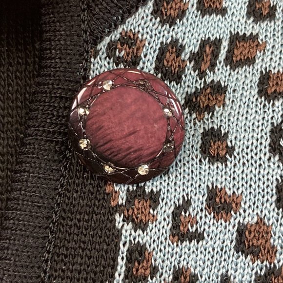 Misook 2-pc Snake Cardigan & Tank Set - Picture 16 of 16